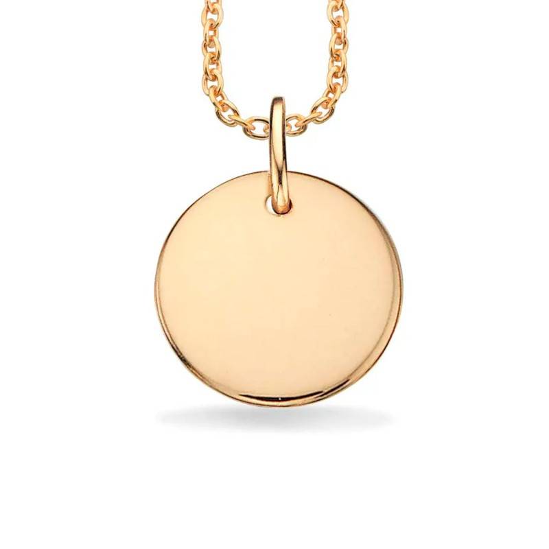 Dahl Lovetag 8 kt. guld lille vedhæng inkl. kæde