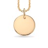Dahl Lovetag 8 kt. guld lille vedhæng inkl. kæde