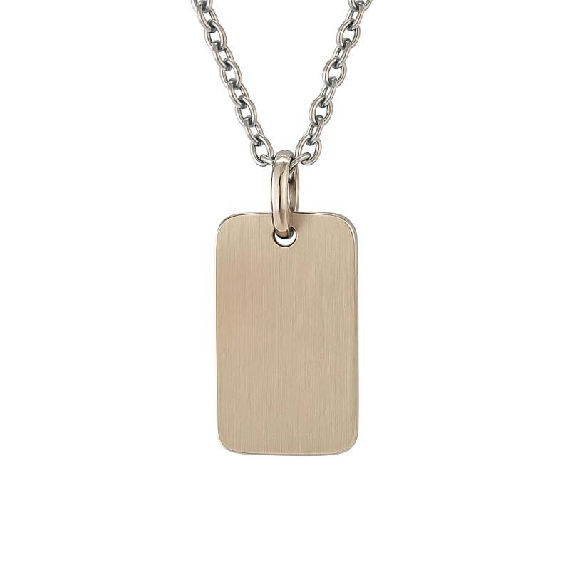 Dogtag stål mat