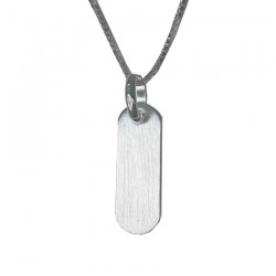 Dahl stav vedhæng - kors - sølv inkl. kæde