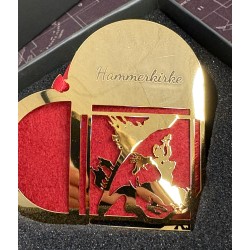 Færdig graveret julehjerte...