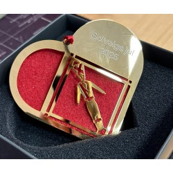 Færdig graveret julehjerte...