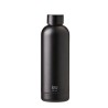 RAW TO GO Termoflaske med navn/tekst, 1 L, Matte Black