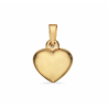 Scrouples Hjerte forgyldt 9 x 10 mm inkl. kæde