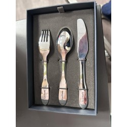 Georg Jensen Elefant børnebestik " færdig graverede RoseMarie "