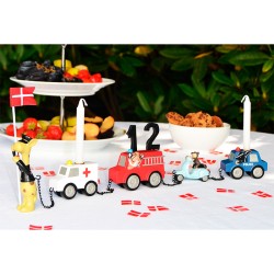 Kids By Friis Fødselsdagstog biler