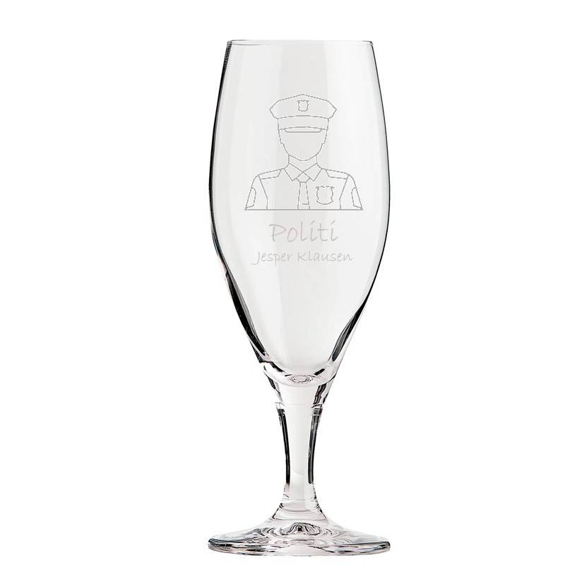 Passion Ølglas 40 cl Politi