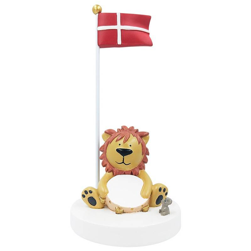 Kids by Friis Bordflag, løve med tamburin