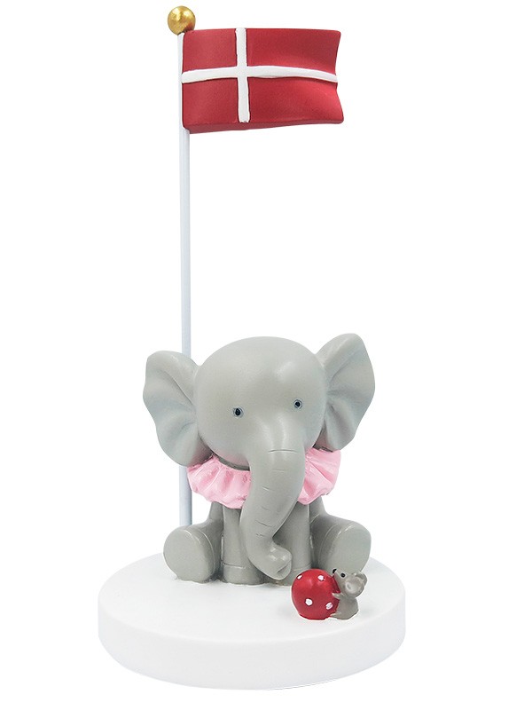 Kids by Friis Bordflag, Elefant med mus og bold