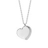 Nordahl Andersen SARANOR hjerte halskæde m/ Kubisk zirkonia