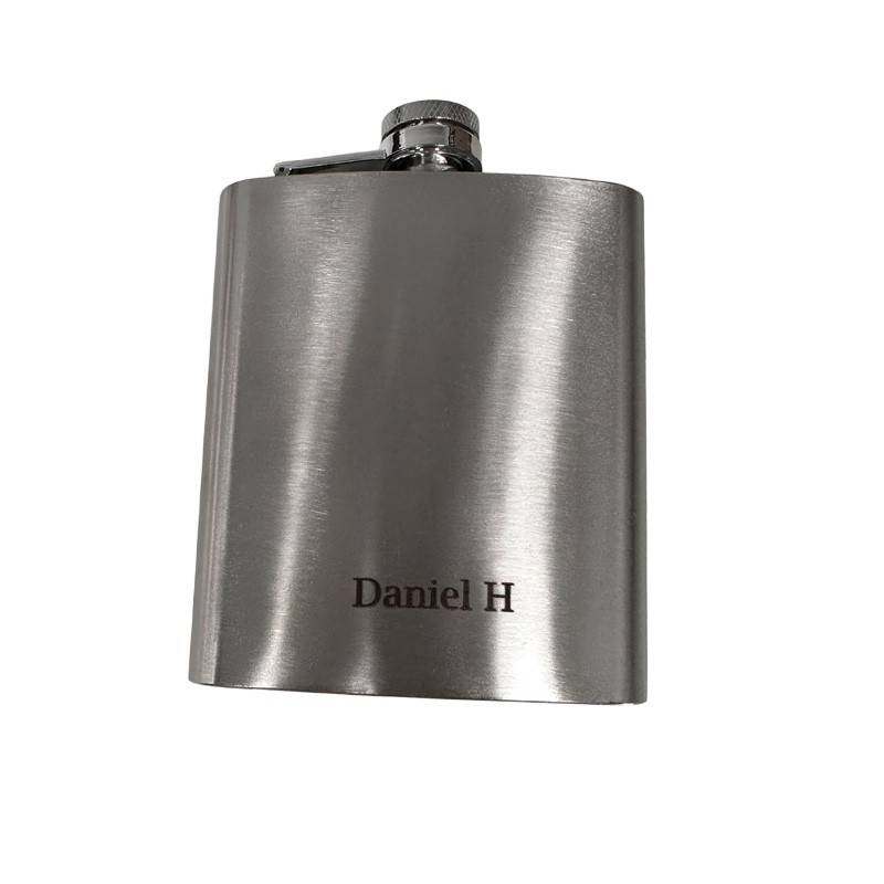 Lommelærke stål FÆRDIG GRAVEREDE "Daniel H"