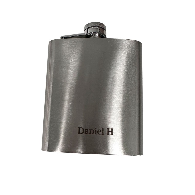 Lommelærke stål FÆRDIG GRAVEREDE "Daniel H"