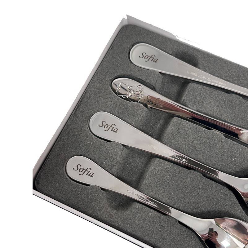 Nordahl Andersen Teddy børnebestik " FÆRDIG GRAVEREDE Sofia "