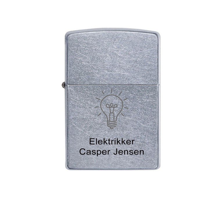 Zippo lighter Elektriker | En personlig gave til elektrikeren