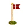 Speedtsberg flag 14 cm - Gul med prikker