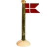Speedtsberg flag 19 cm - Grøn med prikker
