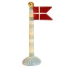 Speedtsberg flag 19 cm - Flerfarvet med striber