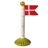 Speedtsberg flag 14 cm - Gult med striber