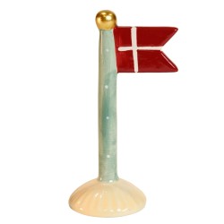 Speedtsberg flag 14 cm - Grøn med prikker