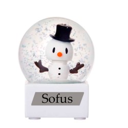 Hoptimist snekugle - snemand