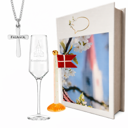 Konfirmations gaveæske til ham stor