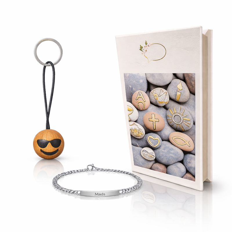 Konfirmations gaveæske til ham lille