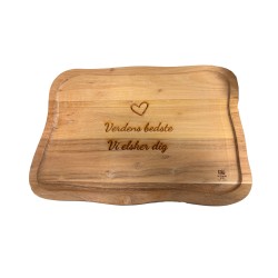 RAW Teak skærebræt 45 x 33...