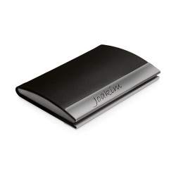 Kortholder læderlook med...