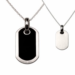 Dahl ID skilt mat stål 18 x...