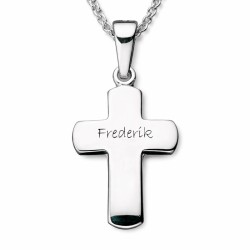 Dahl Kors buet sølv 10 x 15...