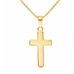 Dahl Kors 8 kt. guld 18 x 27 mm vedhæng inkl. kæde