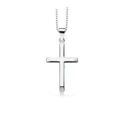 Dahl Kors sølv 17 x 26 mm vedhæng inkl. kæde