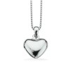 Scrouples Hjerte sølv 11 x 12 mm inkl. kæde