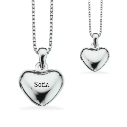 Scrouples Hjerte sølv 11 x...