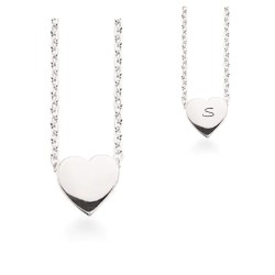 Scrouples Hjerte sølv 7 x 6...