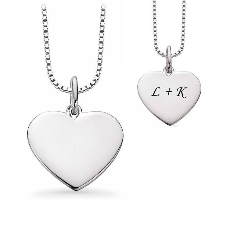 scrouples Hjerte sølv vedhæng inkl. kæde 12x12 mm