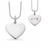 scrouples Hjerte sølv vedhæng inkl. kæde 12x12 mm