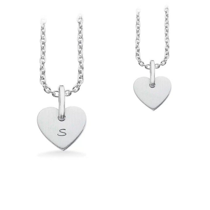 Scrouples lovetag hjerte charm i sølv | Skøn gave til hende