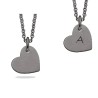 Scrouples Lovetag hjerte oxideret vedhæng inkl. kæde