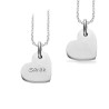 Scrouples Lovetag hjerte sølv vedhæng inkl. kæde