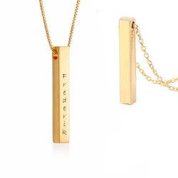 Dahl Stav forgyldt vedhæng...