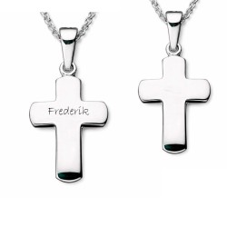 Dahl Kors buet sølv 10 x 15...