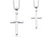 Scrouples Kors vedhæng Sølv 14x25 mm inkl. kæde