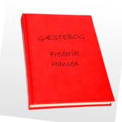 Rød Gæstebog - A5