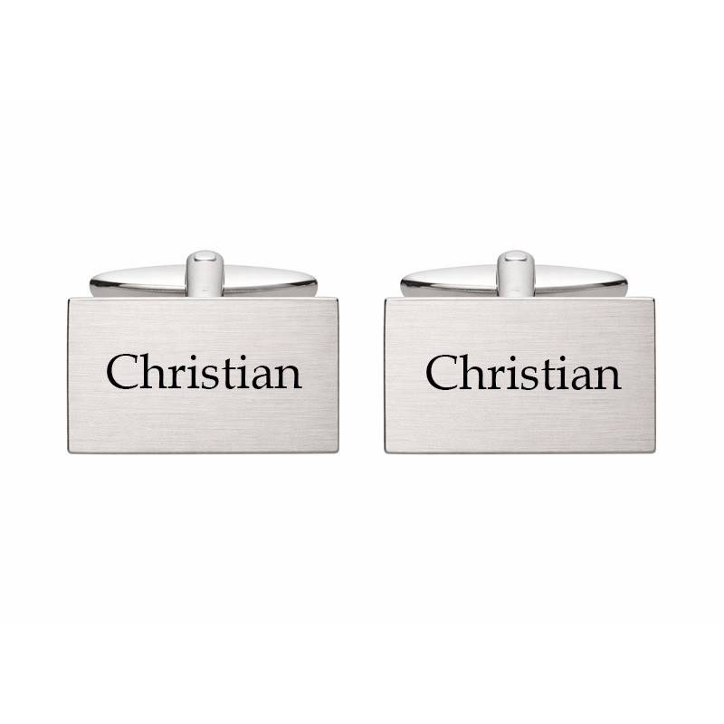 Nordahl Andersen Manchetknapper sølv firkantet