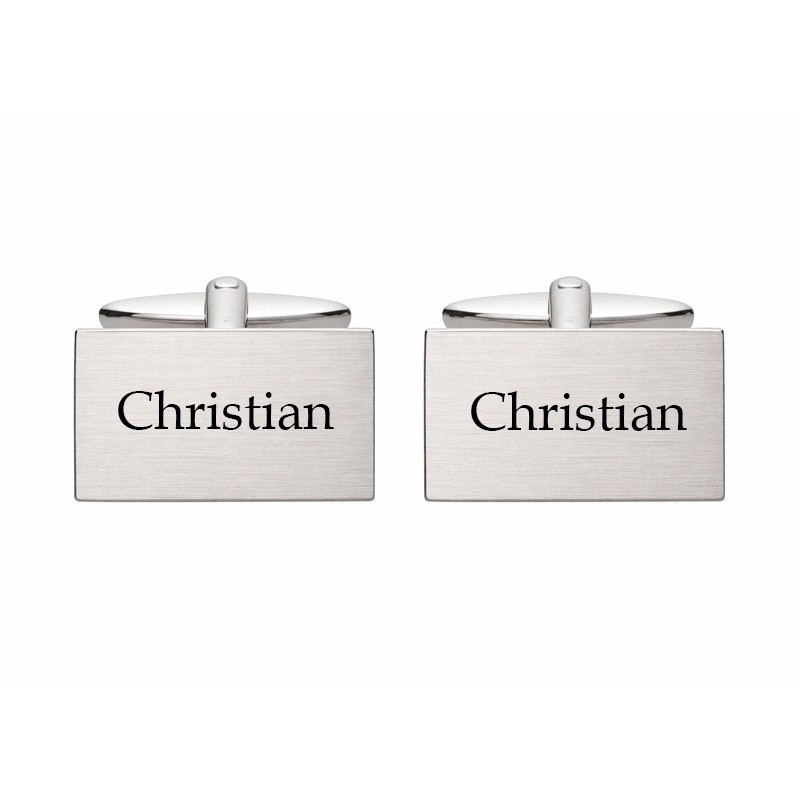 Nordahl Andersen Manchetknapper sølv firkantet