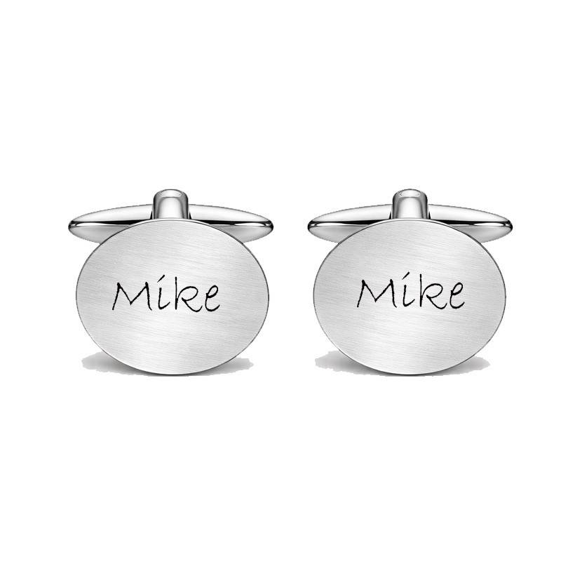 Dahl Manchetknapper Sølv oval