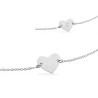 Scrouples Lovetag hjerte armbånd sølv 17 + 2 cm