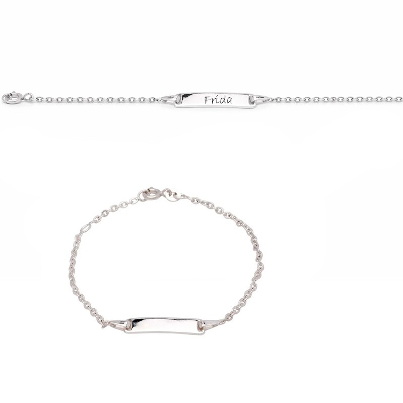 Nordahl Andersen Pladearmbånd sølv barn