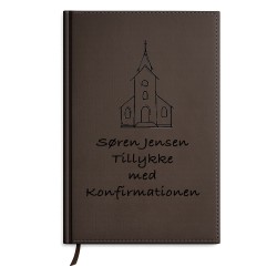 Gæstebog Brun Konfirmation...